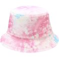 thumbnail image 1 of CoCopeaunts Tie Dye Bucket Hat for Women Double Side Wear Sun Protector Fisherman Hat for Travelling All Seasons All-Match, 1 of 8