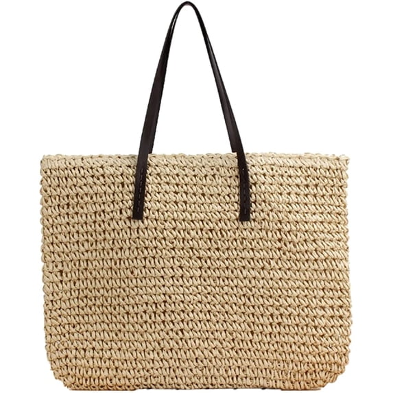 CoCopeaunts Tote Bag Handbags Beach Bag for Women Tote Purse Stylish Straw Bag Casual Hobo Bag Satchel Bags Shoulder Bag 2023