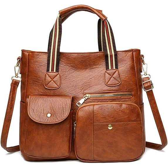 CoCopeaunts Tote Bag for Women Fashion PU Leather Hobo Bag Handbag Cute Shoulder Bag Large Bag for School Shopping