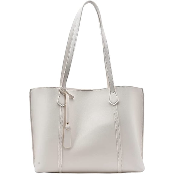 CoCopeaunts Tote Bag for Women Vintage Shoulder Bag Lightweight Large Capacity Messenger Bag Casual Purse PU Tote Handbag