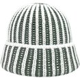 thumbnail image 1 of CoCopeaunts Two-Colors Striped Bucket Hat Color Knitted Fisherman Cap Warm Thickening Fashion Casual Women's Autumn Winter Hats, 1 of 8