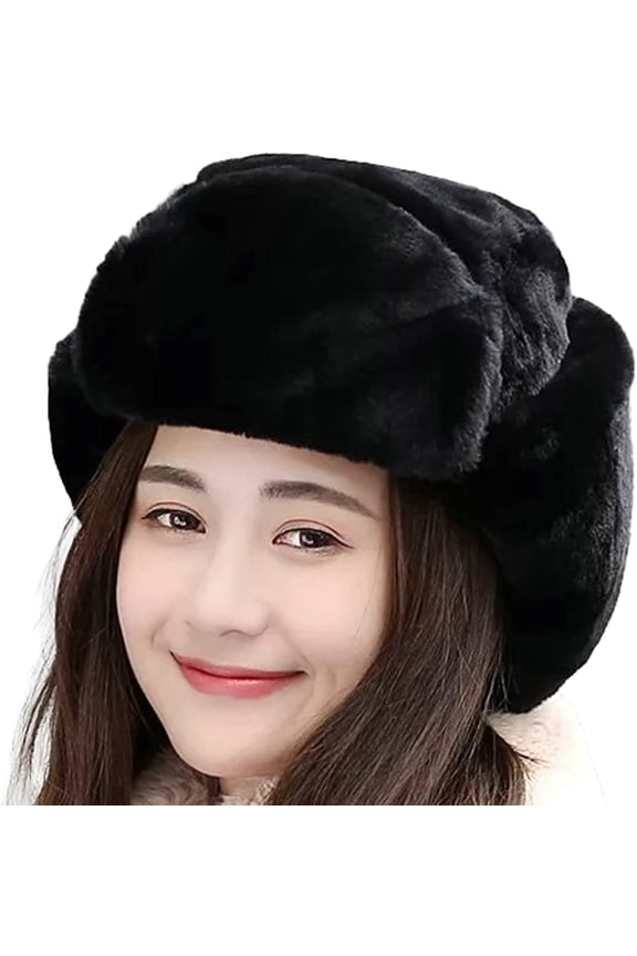 Unisex Bomber Hats with Ear Flaps Fisherman Hat Aviator Windproof Ski Cap Versatile Buckle Closure Ushanka Hat