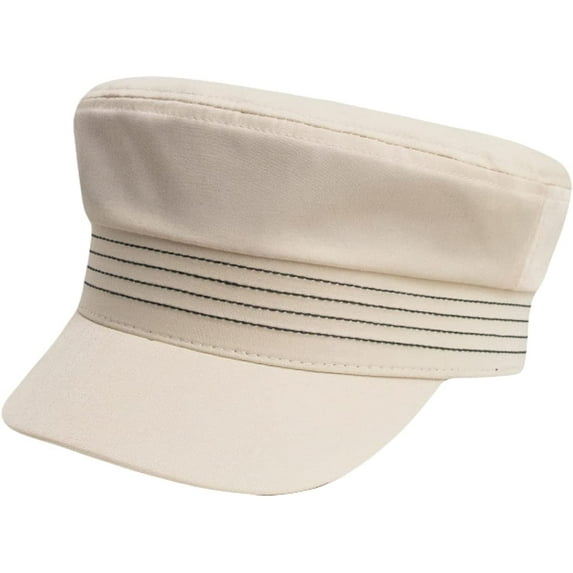 CoCopeaunts Unisex Newsboy Cap Octagonal Hat Women Breathable Beret Hats for Women Detective Hats Retro Flat Sailor Hat