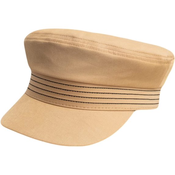 CoCopeaunts Unisex Newsboy Cap Octagonal Hat Women Breathable Beret Hats for Women Detective Hats Retro Flat Sailor Hat