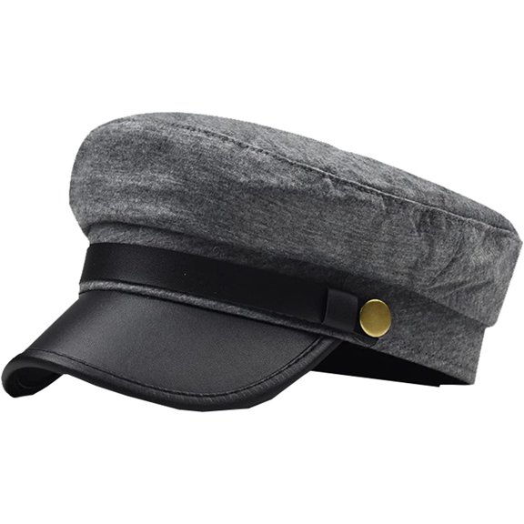CoCopeaunts Unisex Newsboy Hats for Men Casual Flat Top Short Brim Beret Hat Women Spring Autumn Cotton Female Painter Hat