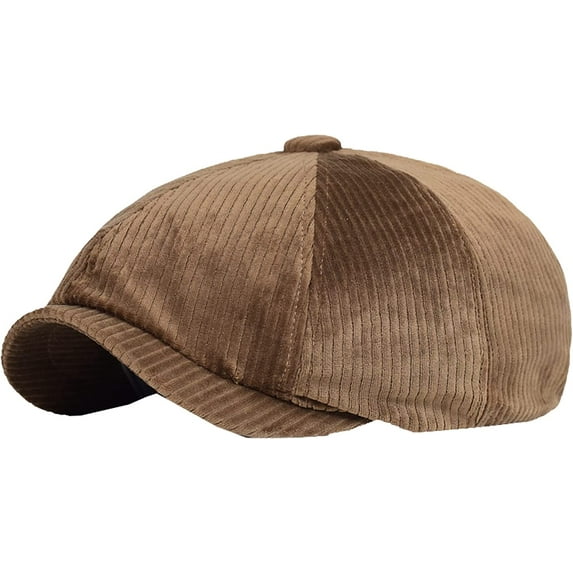 CoCopeaunts Unisex Newsboy Hats for Men and Women Warm Octagonal Hat for Male Detective Hats Retro Flat Caps Casual Winter Hat