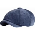 thumbnail image 1 of CoCopeaunts Unisex Newsboy Hats for Women Winter Newsboy Cap Warm Octagonal Hat for Male Detective Hats Retro Flat Caps, 1 of 8