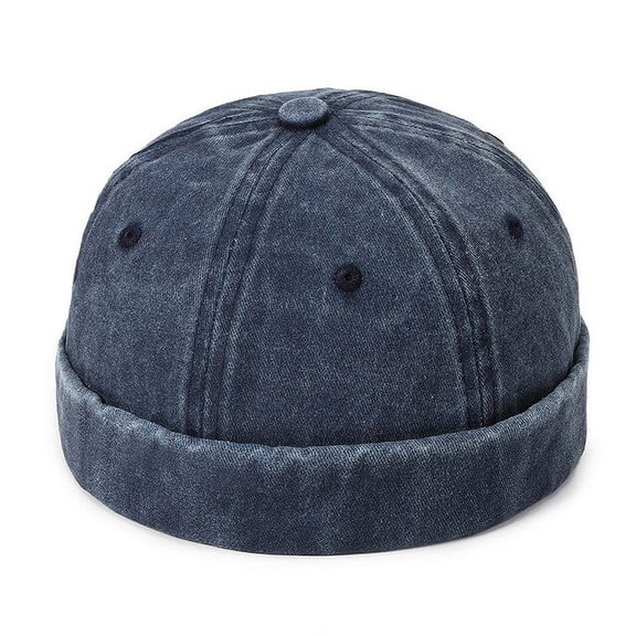 CoCopeaunts Vintage Dome Hat Men Cotton Brimless Skullies Cap Fashion Street Portable Hats Summer Multipurpose Beanie Hat Hip Hop Hats