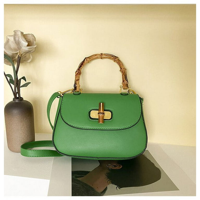 Vintage gucci bag sale with bamboo handle