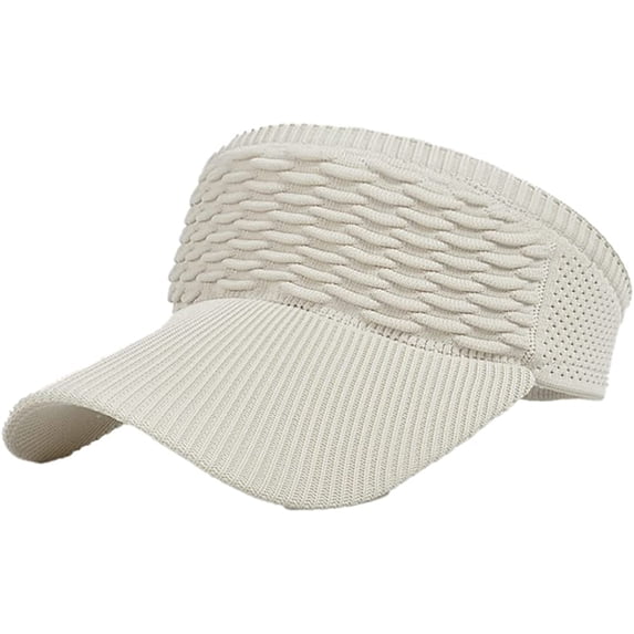 CoCopeaunts Visors for Women Sun Hat Beach Hat Sport Sun Visor Casual Summer Wide Brim Hat UV Protection Tennis Golf Hiking Cap