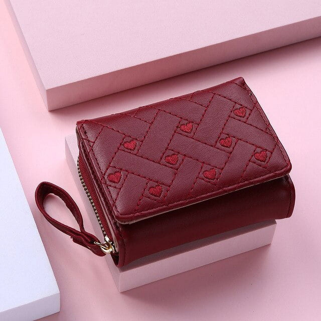 Buy Small Coin Purse For Women Leather Change Purse Clasp Closure Coin Pouch  Kiss-lock Cute Wallets,Mini Makeup Bag Portable for Gift, 1781BW,  4.3