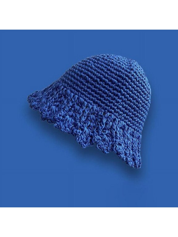 Weave Knitted Bucket Hats For Women Spring Summer Travel Sunshade Hat Fishermen Cap For Lady Panama Outdoor Beach Sun Cap Gorros