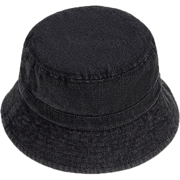 CoCopeaunts White Bucket Hats for Men Foldable Fisherman Hat Cotton Unisex Plain Basin Hat Outdoor Beach Travel Bucket Cap