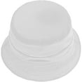 thumbnail image 1 of CoCopeaunts White Bucket Hats for Men Foldable Fisherman Hat Cotton Unisex Plain Basin Hat Outdoor Beach Travel Bucket Cap, 1 of 8