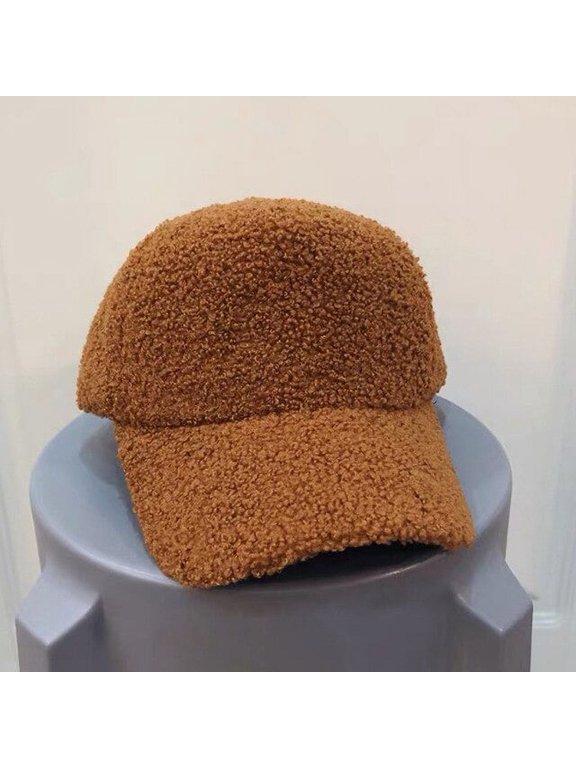 Winter Caps for Women Men Wool Baseball Cap Thicken Warm Pure Color Casquette Hat Men Women Hats Wholesale