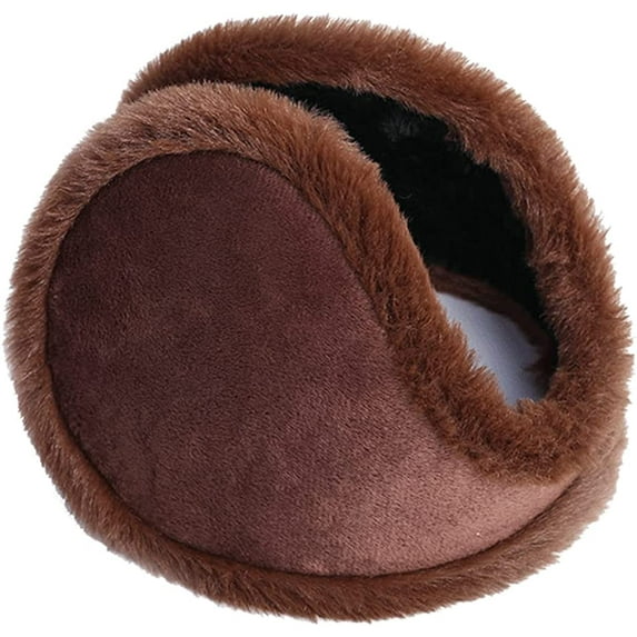 CoCopeaunts Winter Earmuffs for Women Plain Fleece Ear Warmers Protector Outdoor Cycling for Women Men