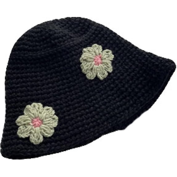 CoCopeaunts Women Beanie Hat Dome Knitted Fisherman Hat Autumn Winter Fashion Cute Outdoor Warm Hand Hook Flower Bucket Cap