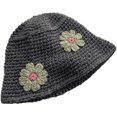 thumbnail image 1 of CoCopeaunts Women Beanie Hat Dome Knitted Fisherman Hat Autumn Winter Fashion Cute Outdoor Warm Hand Hook Flower Bucket Cap, 1 of 8