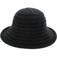 thumbnail image 1 of CoCopeaunts Women Bucket Hat Autumn Winter Soft Comfort Fisherman Hat Ladies Fashion Solid Color Packable Knitted Basin Hat, 1 of 8