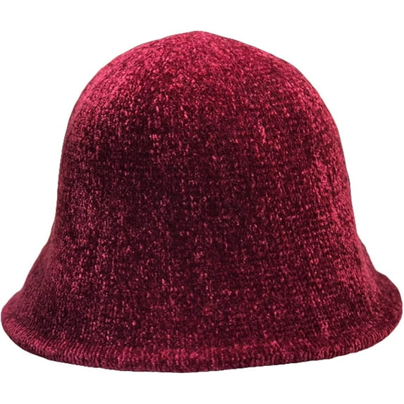 CoCopeaunts Women Bucket Hat Autumn Winter Wild Wear Corduroy Solid Fisherman Hat Men Outdoor Warm Packable Bell Bucket Cap