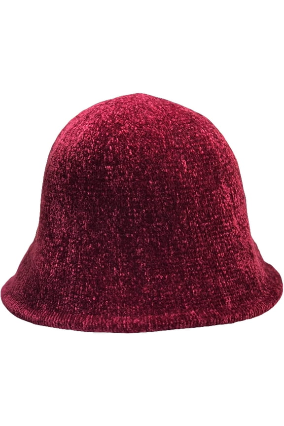 Women Bucket Hat Autumn Winter Wild Wear Corduroy Solid Fisherman Hat Men Outdoor Warm Packable Bell Bucket Cap