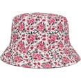 thumbnail image 1 of CoCopeaunts Women Bucket Hat Cotton Double-Side-Wear Reversible Sun Cap Summer Vacation Travel Beach Packable Fisherman Hat, 1 of 8