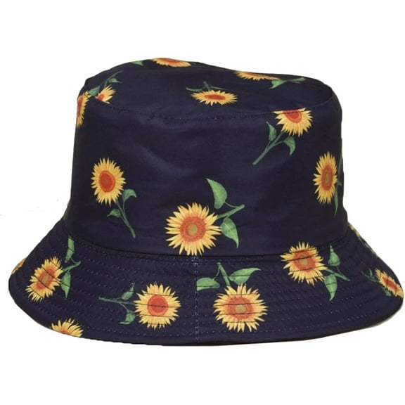 CoCopeaunts Women Bucket Hat Fashion Cotton Beach Sun Hats Reversible Foldable Summer Fisherman Hat for Travel Outdoor Hiking