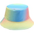 thumbnail image 1 of CoCopeaunts Women Bucket Hat Rainbow Candy Colors Men Fisherman Hat Outdoor Sports Travel Beach Two Side Wear Female Basin Caps, 1 of 8