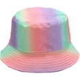 thumbnail image 1 of CoCopeaunts Women Bucket Hat Rainbow Candy Colors Men Fisherman Hat Outdoor Sports Travel Beach Two Side Wear Female Basin Caps, 1 of 8