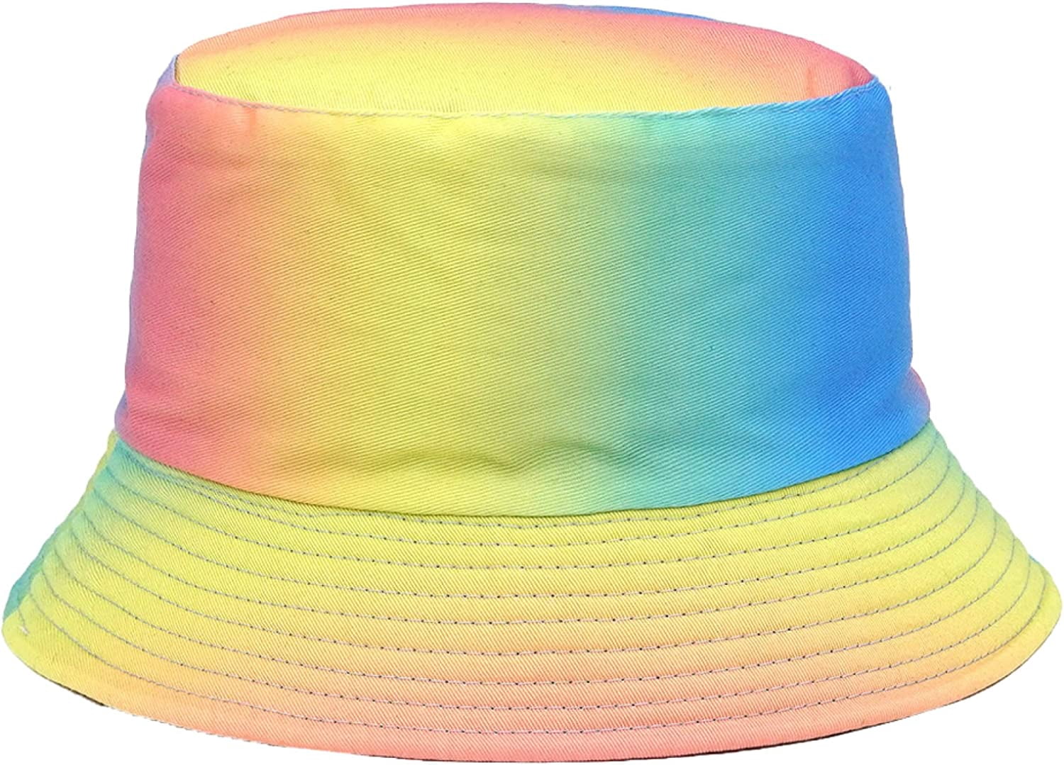 CELINE 26S RAINBOW WOVEN BUCKET HAT STYLE 6