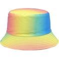 thumbnail image 1 of CoCopeaunts Women Bucket Hat Rainbow Summer Sun Protection New Men Reversible Fisherman Hat Vacation Travel Stage Performance, 1 of 8