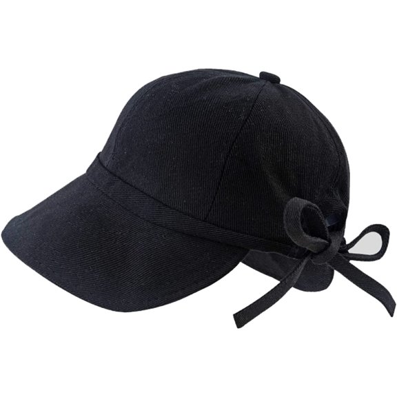 CoCopeaunts Women Bucket Hat Spring Summer Girls Outdoor Visor Bow Back Beach Fisherman Hat Solid Color Lady Sport Bucket Caps