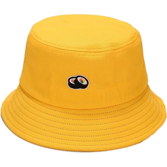 CoCopeaunts Women Bucket Hat Spring Sunscreen Fisherman Hat Sushi Embroidery Men Wild Wear Summer Autumn Outdoor Basin Hat