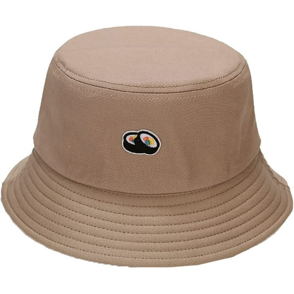 CoCopeaunts Women Bucket Hat Spring Sunscreen Fisherman Hat Sushi Embroidery Men Wild Wear Summer Autumn Outdoor Basin Hat