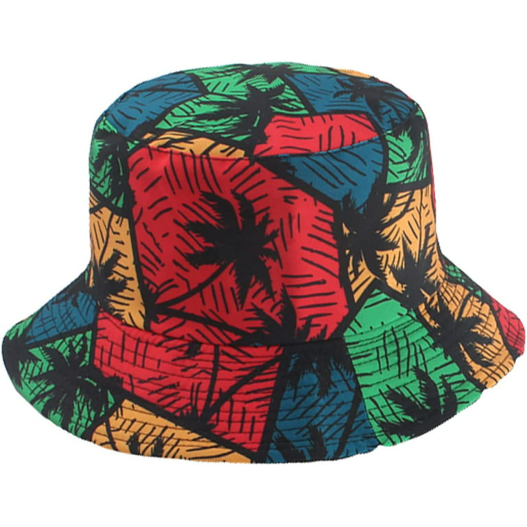 CoCopeaunts Women Bucket Hat Travel Sun Fisherman Hat for Men Summer Beach  Outdoor Double-Faced Wear Fisherman Hat for Unisex 