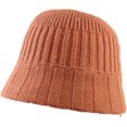 thumbnail image 1 of CoCopeaunts Women Bucket Hat Winter Thickness Elastic Knitted Hat Simple Solid Color Beggar Fisherman Hat Adjustable Foldable, 1 of 8