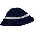 thumbnail image 1 of CoCopeaunts Women Bucket Hats Autumn Winter Warm Foldable Knitted Fisherman Hat Women Foreign Style Striped Bowler Basin Hat, 1 of 8