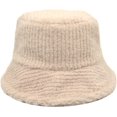 thumbnail image 1 of CoCopeaunts Women Bucket Hats Fashion Corduroy Warm Autumn Winter Outdoor Fisherman Hat for Men Thick Style Solid Men Basin Hat, 1 of 8