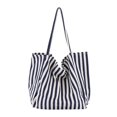 thumbnail image 1 of CoCopeaunts Women Canvas Shopping Bags Large Capacity Grocery Bag Shoulder Bags Handbag Tote Bag Casual Ladies Striped Shoulder Bag, 1 of 6