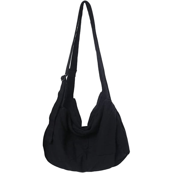 CoCopeaunts Women Canvas Tote Bag Big Hobo Bag Chic Shoulder Bag Women Men Solid Color Purses Crossbody Bag with Pockets