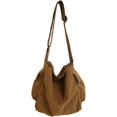thumbnail image 1 of CoCopeaunts Women Men Canvas Tote Bag Large Washable Hobo Bag Chic Shoulder Bag Women Purses Students Crossbody Bag with Pockets, 1 of 8