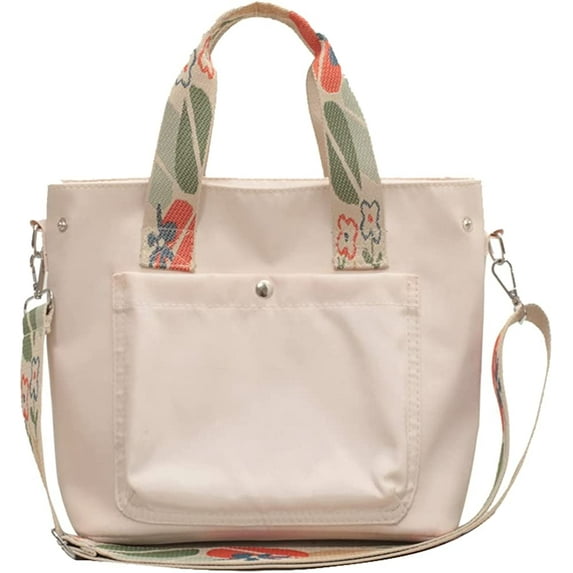 CoCopeaunts Women Men Canvas Tote Handbag with Zipper, Fashion Purse Shoulder Bag Hobo Crossbody Bags for Women