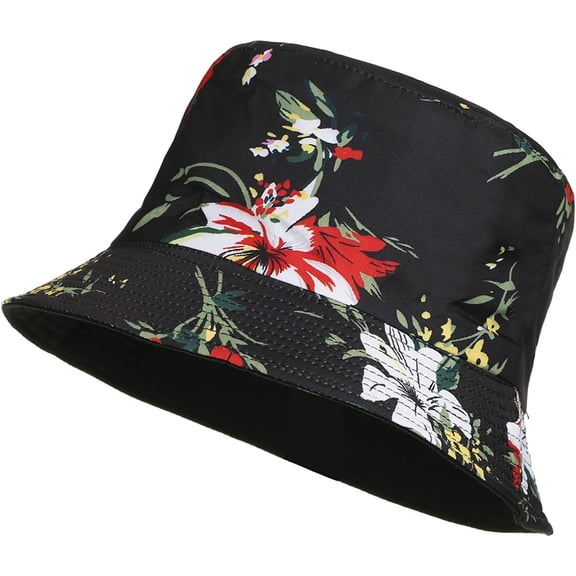 CoCopeaunts Women Reversible Bucket Hat Double-Sided Wearing Men Sun Protection Fisherman Hat Summer Thin Quick Dry Basin Hat