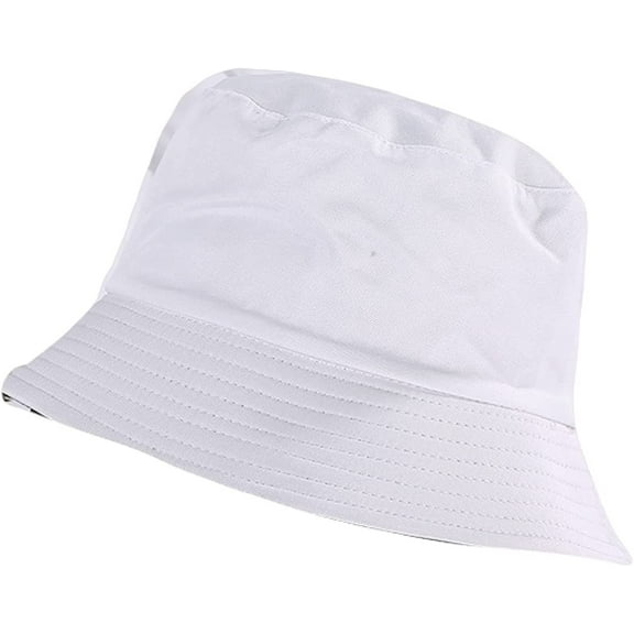 CoCopeaunts Women Reversible Bucket Hat Double-Sided Wearing Men Sun Protection Fisherman Hat Summer Thin Quick Dry Basin Hat
