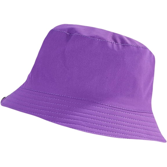 CoCopeaunts Women Reversible Bucket Hat Double-Sided Wearing Men Sun Protection Fisherman Hat Summer Thin Quick Dry Basin Hat