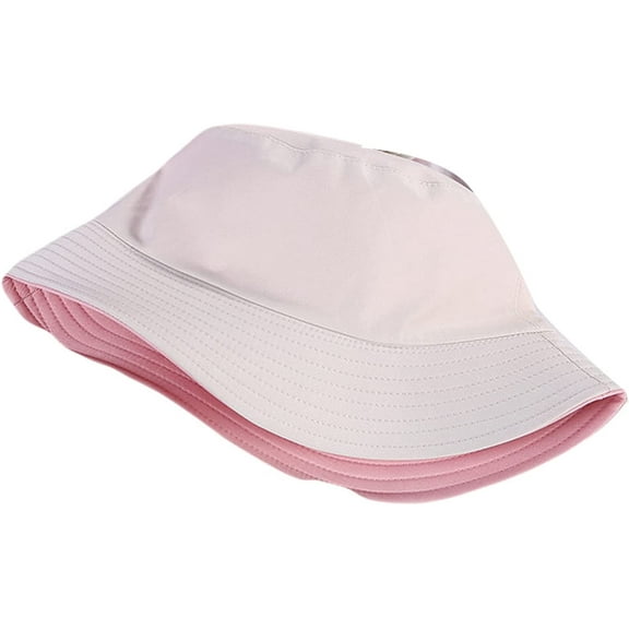 CoCopeaunts Women Reversible Bucket Hat Double-Sided Wearing Men Sun Protection Fisherman Hat Summer Thin Quick Dry Basin Hat