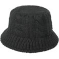 thumbnail image 1 of CoCopeaunts Women Soft Knit Bucket Hat Solid Color Bucket Hat Autumn Winter Knit Beanie Fisherman hat, 1 of 7