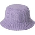 thumbnail image 1 of CoCopeaunts Women Soft Knit Bucket Hat Solid Color Bucket Hat Autumn Winter Knit Beanie Fisherman hat, 1 of 1