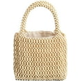 thumbnail image 1 of CoCopeaunts Women Summer Beach Bag Luxury Handmade Woven Beads Hobo Handbag Retro Vacation Party Bucket Bag, 1 of 5