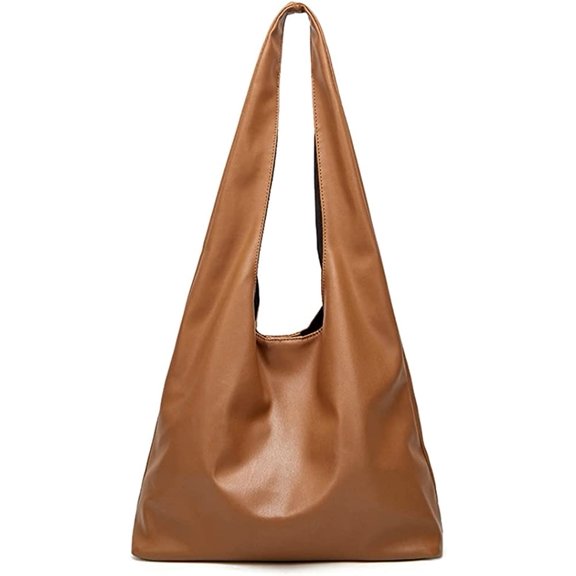 CoCopeaunts Women Tote Bag Casual Style Leather Satchel Bag Purse Solid Color Shoulder Handbag for Women Ladies